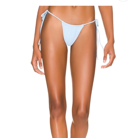 Lulu Bikini Set in Matte Sky - Picture 4 of 5